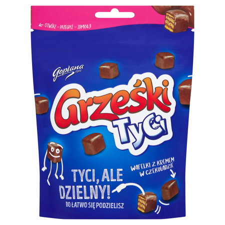 GOPLANA Grześki Tyci Wafelki z kremem w czekoladzie 120G