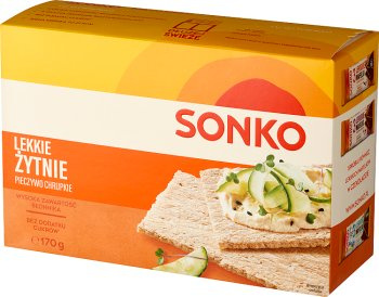 Sonko Pieczywo lekkie żytnie 170g