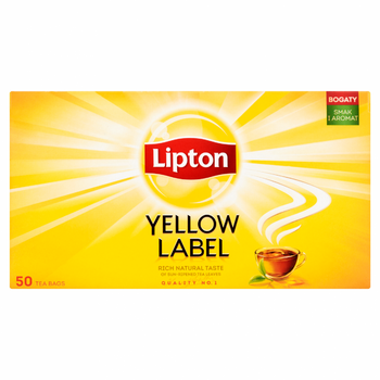 LIPTON YELLOW LABEL HERBATA CZARNA 100 G (50 TOREBEK)