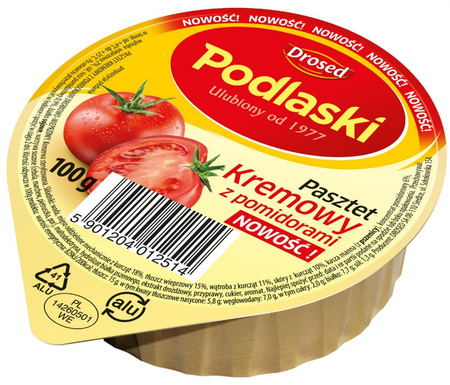 Drosed Pasztet Podlaski kremowy z pomidorami 100g