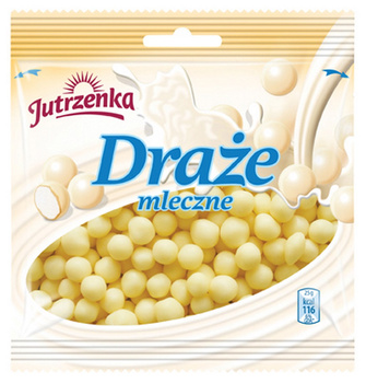 Jutrzenka Draże mleczne 80 g