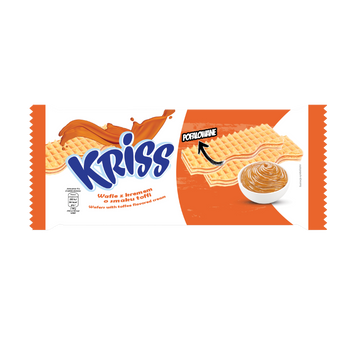 KRISS WAFELKI O SMAKU TOFFI 180G