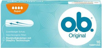 TAMPONY O.B. ORIGINAL SUPER 16SZT