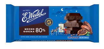 E. Wedel Czekolada Mocno Gorzka 80% 80g