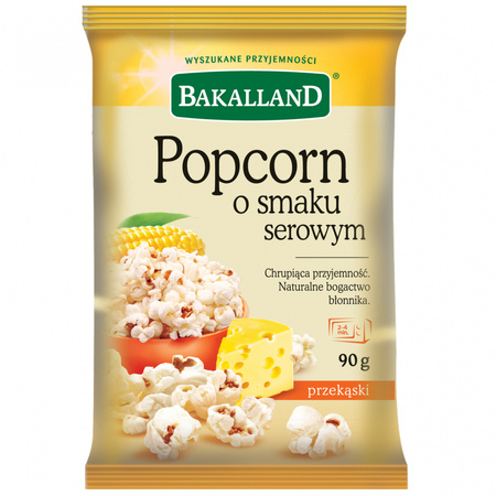 Popcorn serowy 90G Bakalland