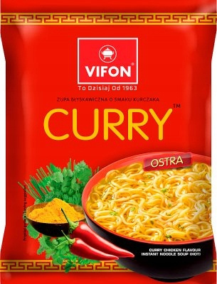 Zupa błyskawiczna kurczak curry ostra VIFON 70 g