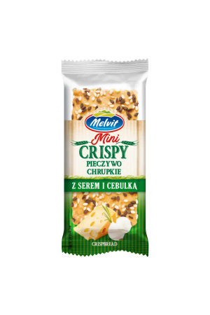 Melvit Crispy Pieczywo Pszenne z Serem i Cebulką 30g