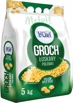 Groch łuskany połówki 5 kg Melvit La Chef