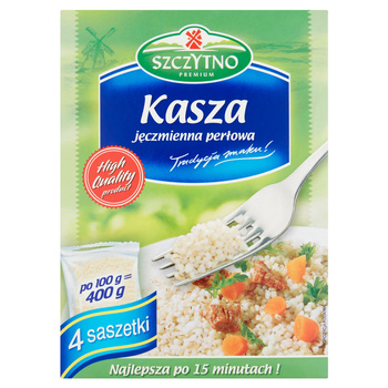 Kasza jęczmienna perłowa Szczytno MELVIT 4 x 100 g