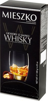 Likworki o smaku whisky 180g Mieszko