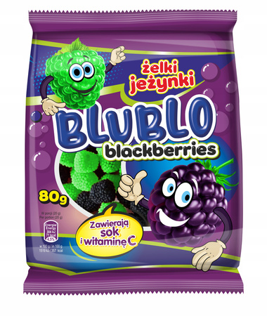 APETITKI ŻELKI BLUBLO JEŻYNKI 80G