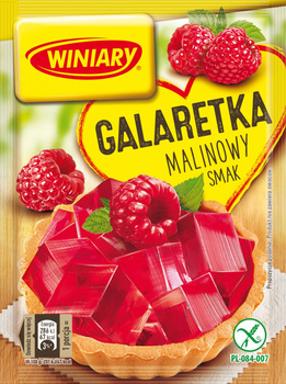 Winiary Galaretka malinowy smak 71 g