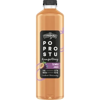 Tymbark Po Prostu Kompotowy Napój Śliwka Jabłko 1.25 L PET