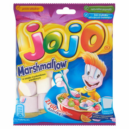 JOJO Marshmallow Pianki o smaku truskawkowo-waniliowym 86g