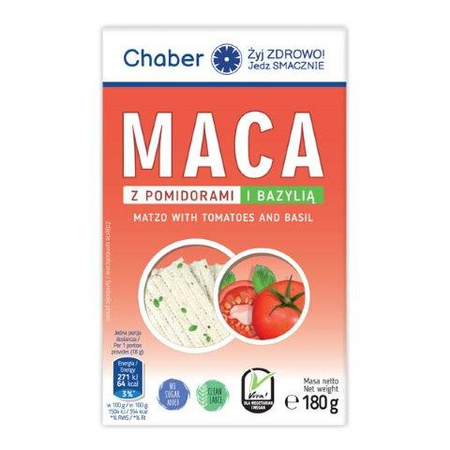 CHABER Maca pomidor i bazylia 180g