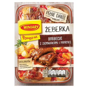 Winiary Pomysł na żeberka barbecue z ziemniakami i papryką 44G