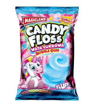 CANDY WATA CUKROWA WOREK BUBLE GUM 50G