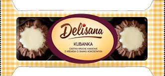 Delisana Kubanki Ciastka Kruche z Kremem Kokosowo-Kakao 120g