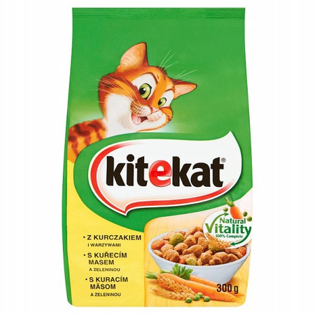 Sucha karma dla kota Kitekat kurczak 0,3 kg