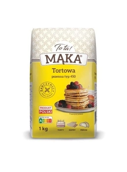 TOTA MĄKA PSZENNA TORTOWA TYP 450 1 KG