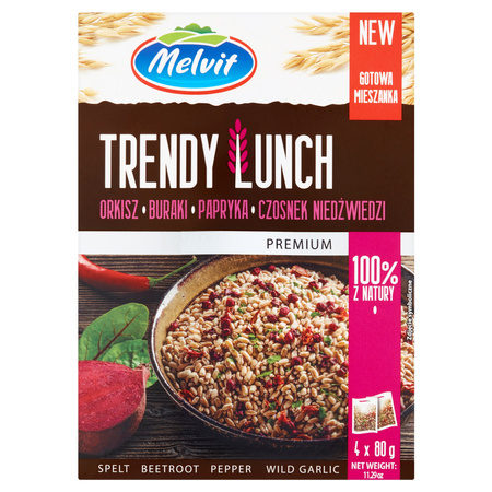 Kasza orkiszowa MELVIT Trendy Lunch 4 x 80 g