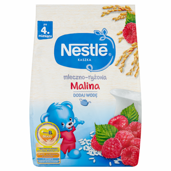 NESTLE Kaszka mleczno-ryżowa malina po 4 miesiącu 230 g