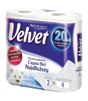 Velvet Ręcznik papierowy najdłuższy 2 rolki