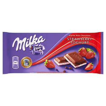 Milka Czekolada truskawkowa 100G