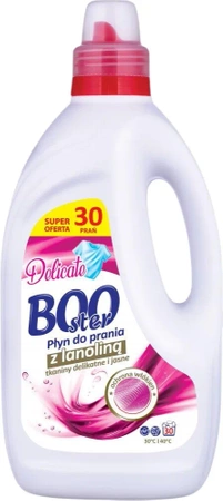 Booster Delicate Płyn do Prania Tkanin Delikatnych i Jasnych z Lanoliną 1,5L (30 Prań)