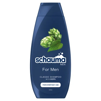 SCHAUMA DLA MĘŻCZYZN 400ML - Szampon Wzmacniający z Chmielem do Codziennego Stosowania