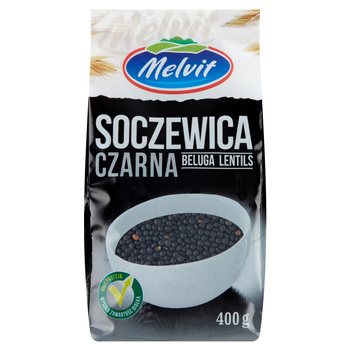 Soczewica czarna Melvit 0,4 kg