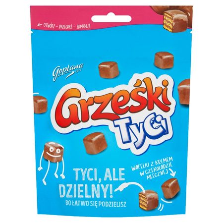 GOPLANA Grześki Tyci Wafelki z kremem w czekoladzie mlecznej 120G
