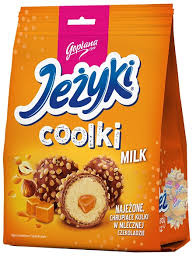 Pralinki Jeżyki Coolki w czekoladzie mlecznej 140g Milk