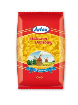 ARTEX MAKARON WYBORNY MUSZELKA 500G