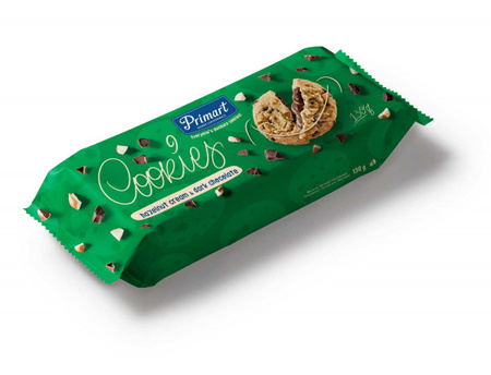 PRIMART KRUCHE CIASTKA Z KREMEM ORZECHOWYM 130G