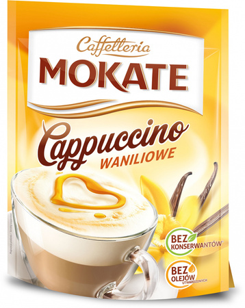 Mokate Cappuccino o smaku Waniliowym 110g