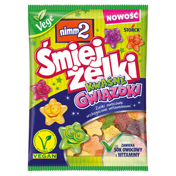 NIMM 2 ŚMIEJŻELKI KWAŚNE GWIAZDKI(VEGE) 90G