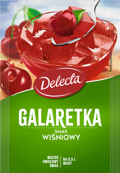 Delecta Galaretka wiśniowa 75G