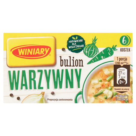 WINIARY KOSTKA ROSÓŁ WARZYWNY 60G