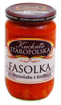 Fasolka po bretońsku z kiełbasą KUCHNIA STAROPOLSKA 700 g