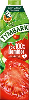 Tymbark Sok 100% pomidorowy 1 l