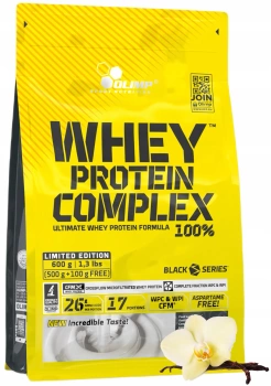 Olimp Whey Protein Complex Białko o smaku waniliowym 100% 600g