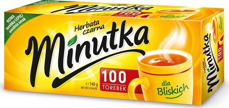 Minutka Herbata czarna ekspresowa 100 torebek