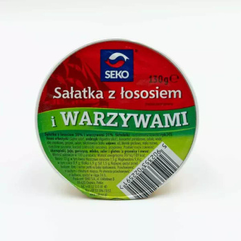 SEKO SAŁATKA Z ŁOSOSIEM I WARZYWAMI 130G