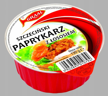 Graal Paprykarz szczeciński z łososiem 130g