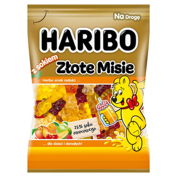 Haribo Złote Misie Żelki owocowe z sokiem 85G