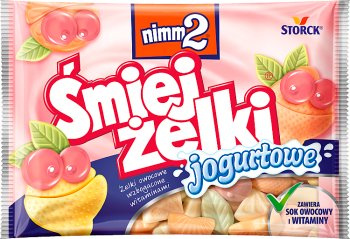 NIMM 2 ŚMIEJŻELKI JOGURTOWE 100G