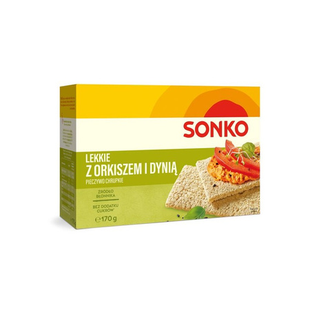 Sonko Pieczywo lekkie z orkiszem i dynią 170g