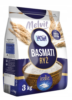 Ryż basmati MELVIT LA CHEF 3 kg