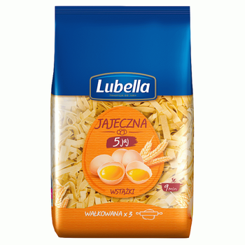 LUBELLA Jajeczna 5 Jaj Makaron 400 g Wstążki